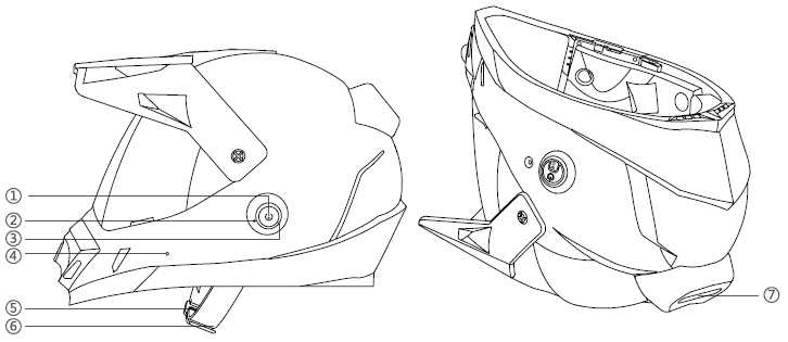 Airwheel C8 Smart racing helmet